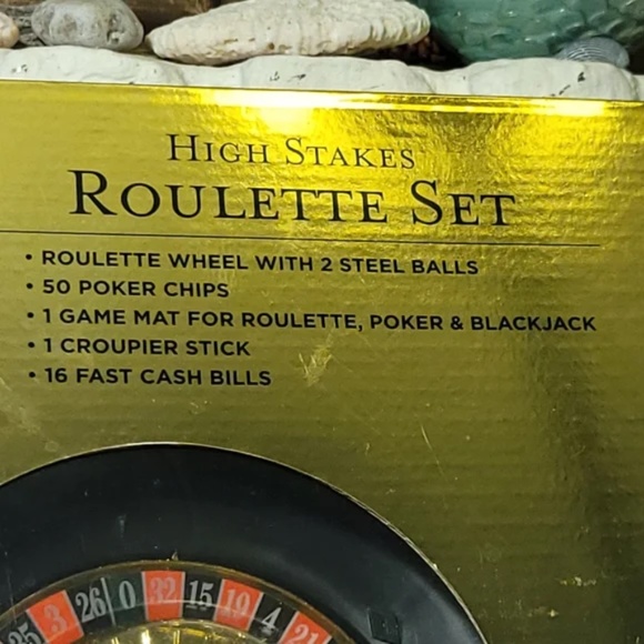 High Stakes Tabletop Roulette Set - Picture 8 of 10